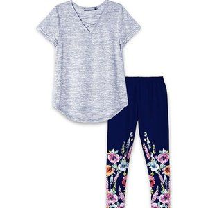 State Blue Hi-Low Tunic & Leggings